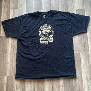 Vintage 2000s Style Grunge Blackberry Smoke Band Graphic T-Shirt Black Men's